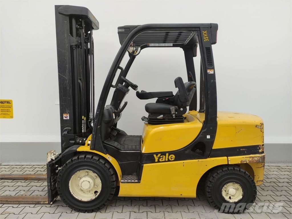 Yale GDP35VXE2445 디젤 지게차