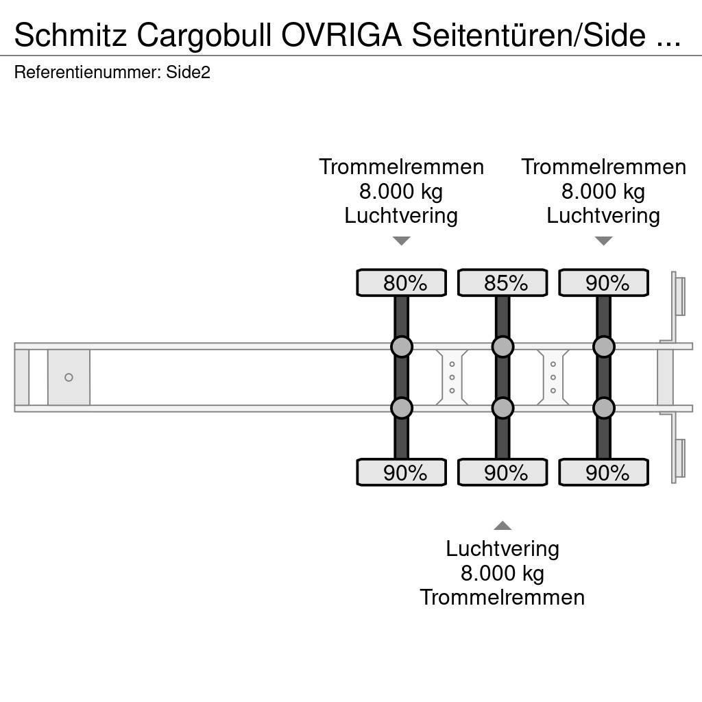 Schmitz Cargobull OVRIGA Seitentüren/Side doors Thermo King SL400 온도 조절식 세미 트레일러