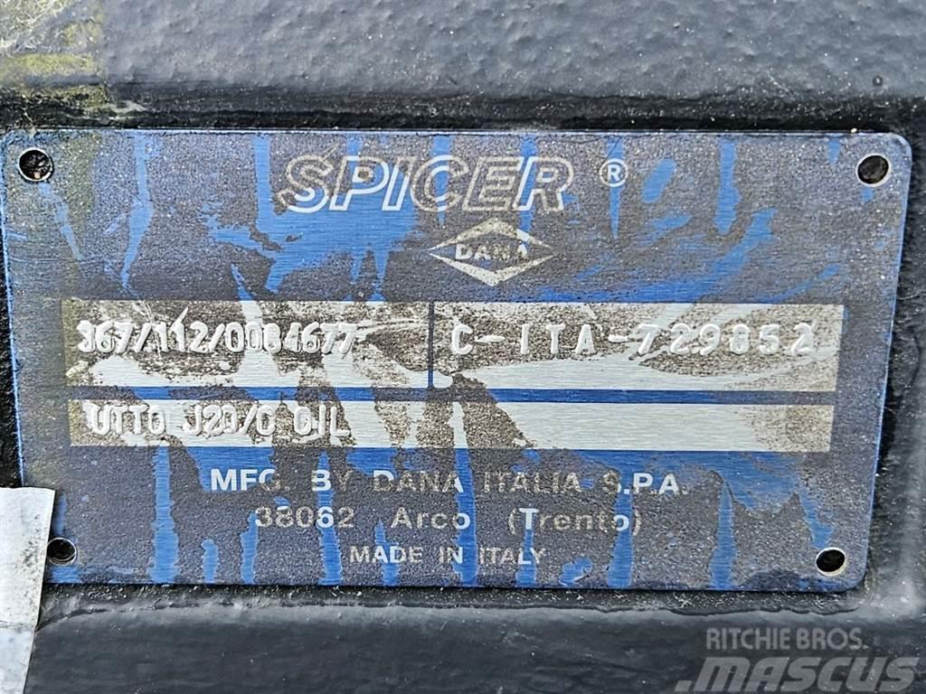 Spicer Dana 367/112/0084677 - Axle/Achse/As 차축