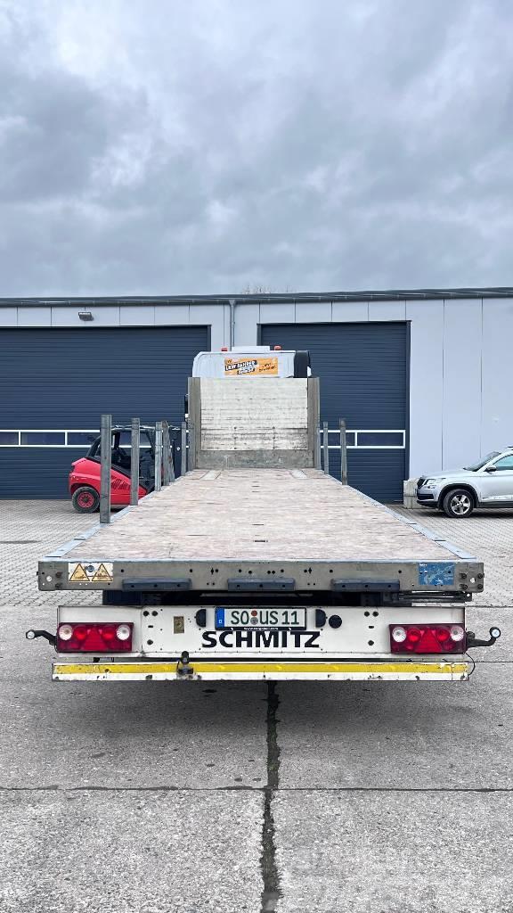 Schmitz Cargobull Plattform / Offener Sattel / Pritsche SPL 24 플랫베드/드롭사이드 세미 트레일러
