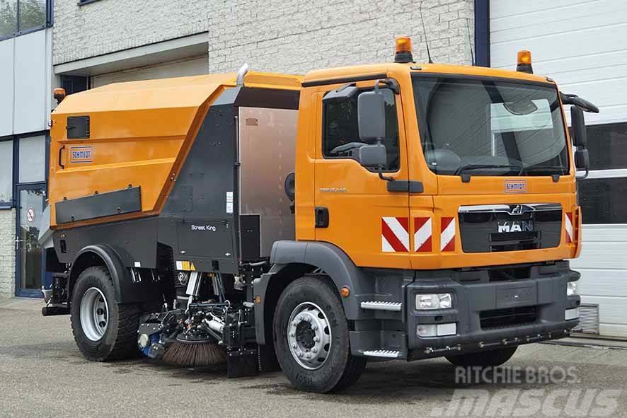 MAN TGM 18.240 BB Road Sweeper Truck (3 units) 청소 트럭