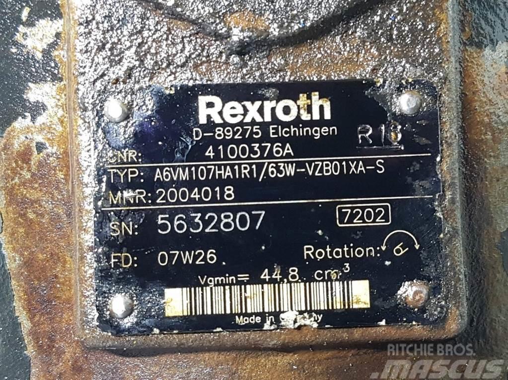 Ahlmann AZ150-Rexroth A6VM107HA1R1/63W-Drive motor 유압식 기계