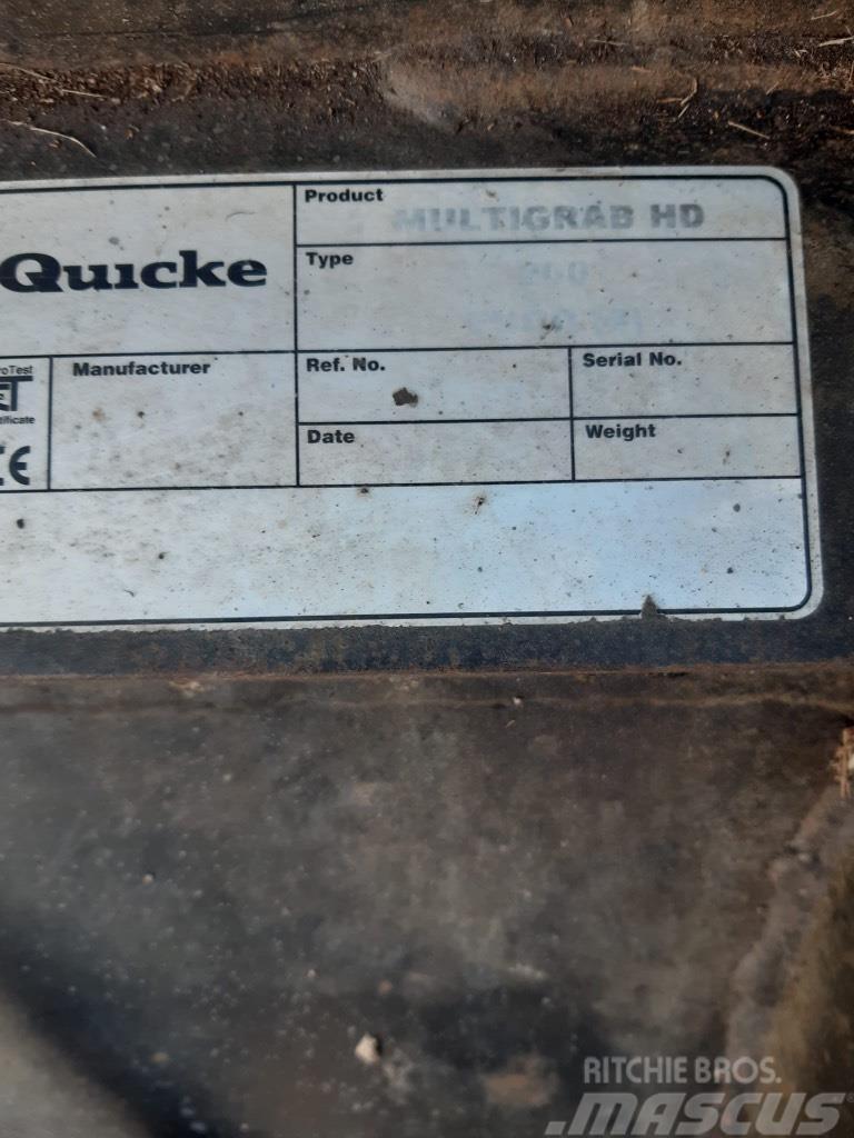 Quicke Multigrab HD 200 프론트 로더 부속품