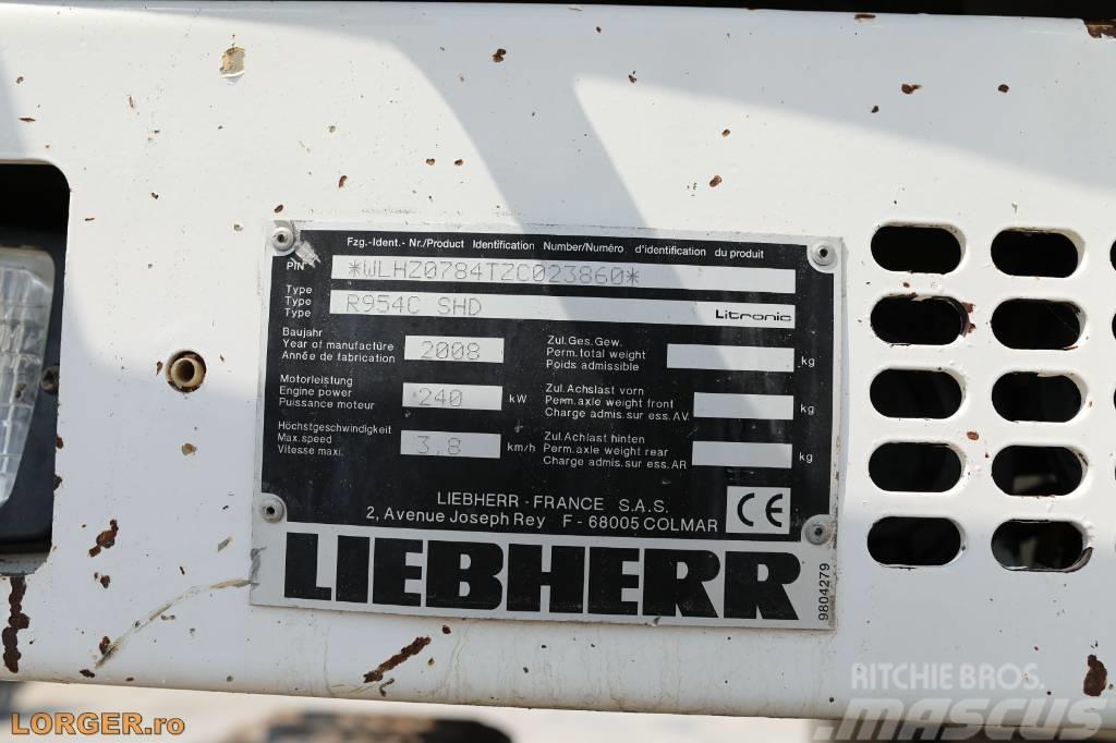 Liebherr R954 C SHD 대형 굴삭기 29톤 이상