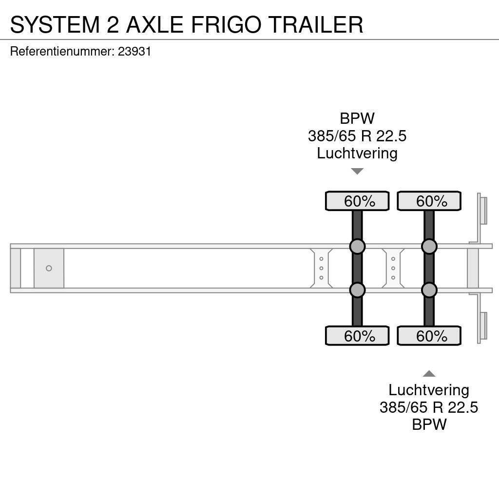  System 2 AXLE FRIGO TRAILER 온도 조절식 세미 트레일러