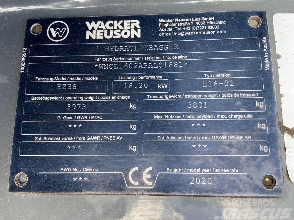 Wacker Neuson EZ36 대형 굴삭기 29톤 이상