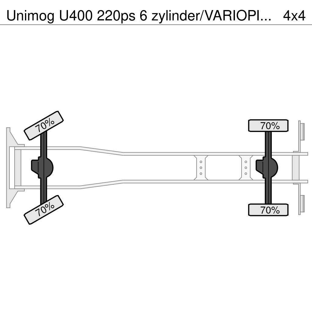 Unimog U400 220ps 6 zylinder/VARIOPILOT/HYDROSTAT/MULAG F 기타 트럭