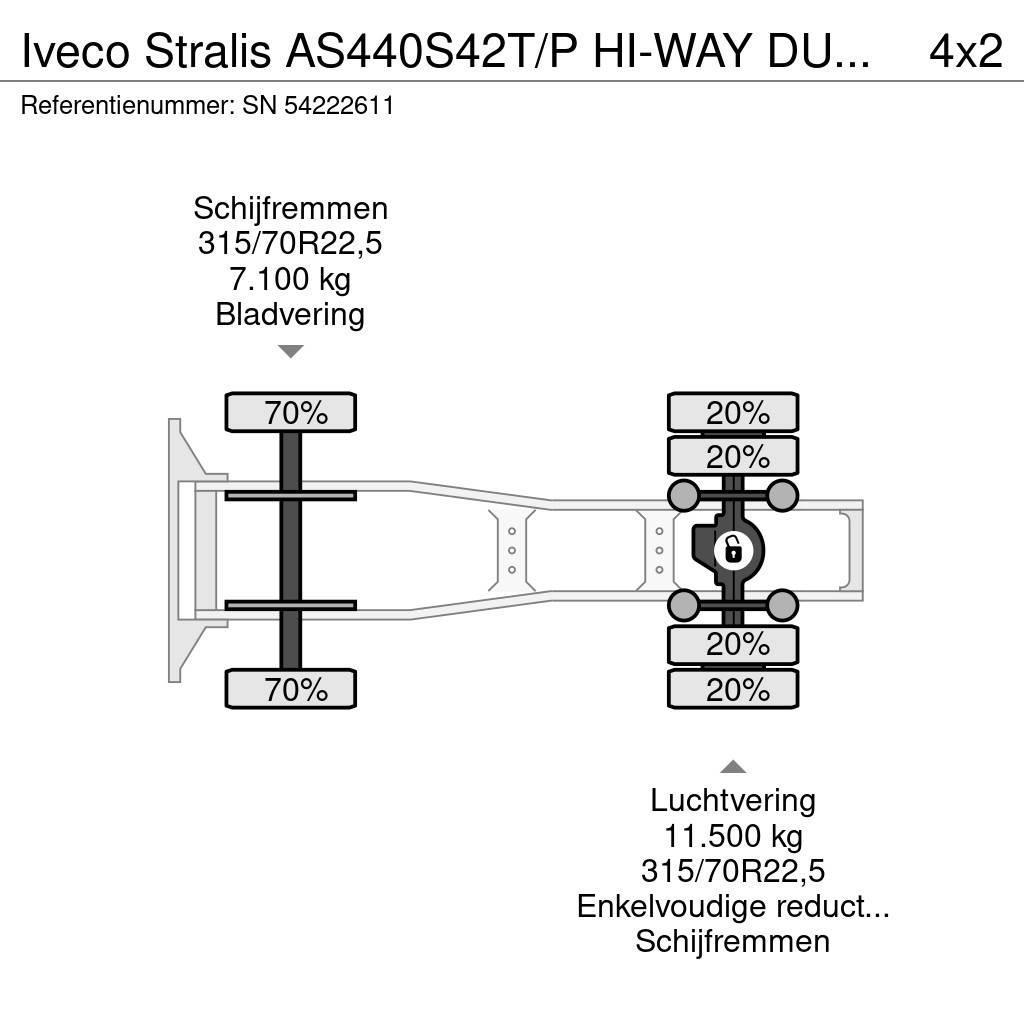 Iveco Stralis AS440S42T/P HI-WAY DUTCH TRUCK (APK/TUV -> 트랙터 유닛