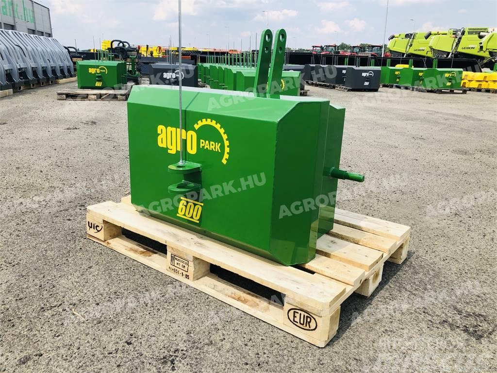  600 kg front hitch weight, in green color 전면하중