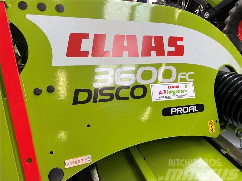CLAAS DISCO 3600 FC PROFIL 수확기