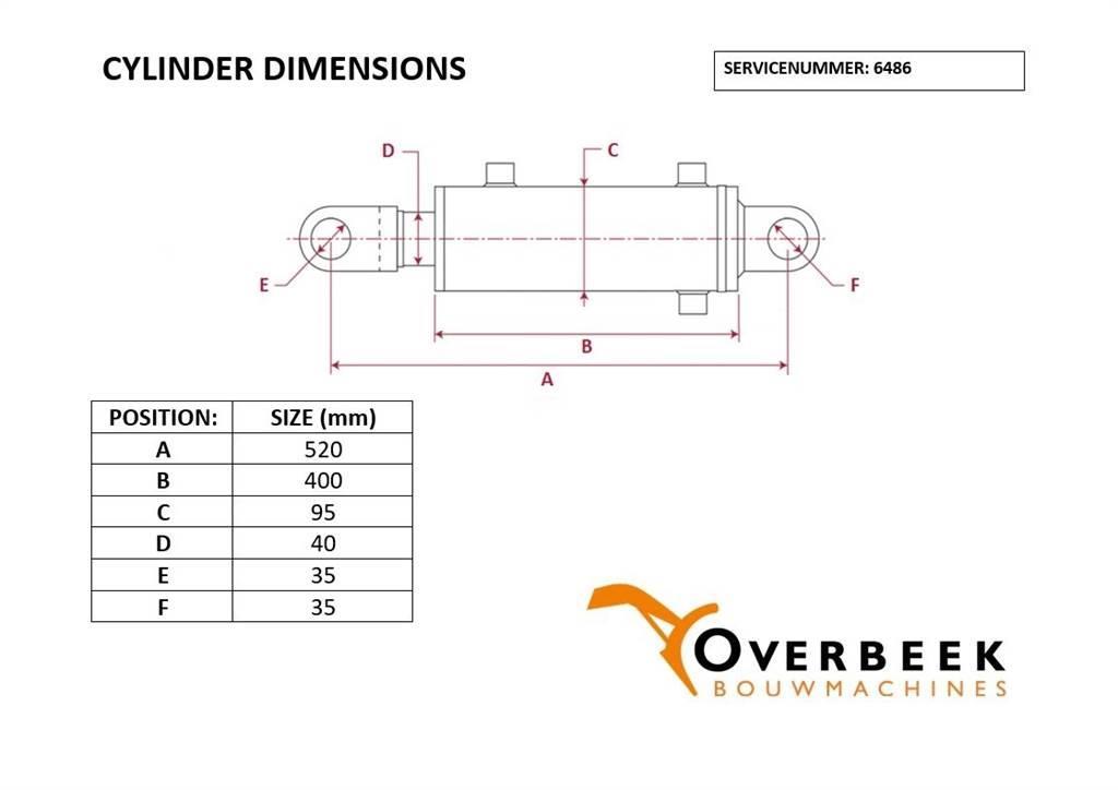Wacker Neuson DW90-1000372053-Swivel cylinder/Schwenkzylinder 유압식 기계