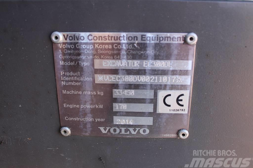 Volvo EC 300 D L / Pyörittäjä, Leica 3D, Kuokkakauha, YM 대형 굴삭기 29톤 이상