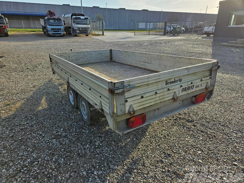 Brenderup 2 tons trailer model 4310 TB alu 플랫베드/드롭사이드 트레일러