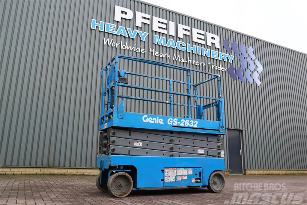 Genie GS2632 Electric, Working Height 10m, 227kg Capacit 가위형 리프트
