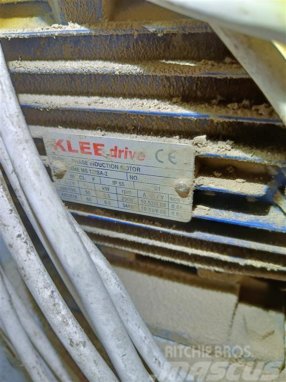 Kongskilde TRL 75  Korn blæser 5,5 kW 리시빙 호퍼, 블로어 및 엘리베이터