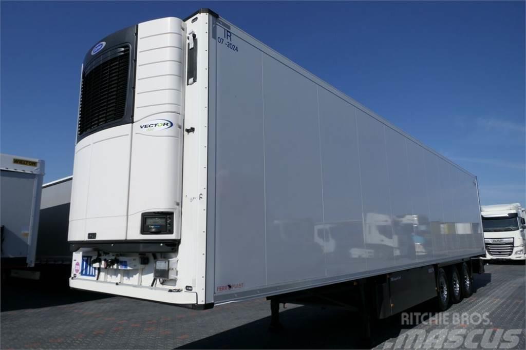 Schmitz Cargobull REFRIDGERATOR / CARRIER VECTOR 1550 / PALLET BOX / 온도 조절식 세미 트레일러