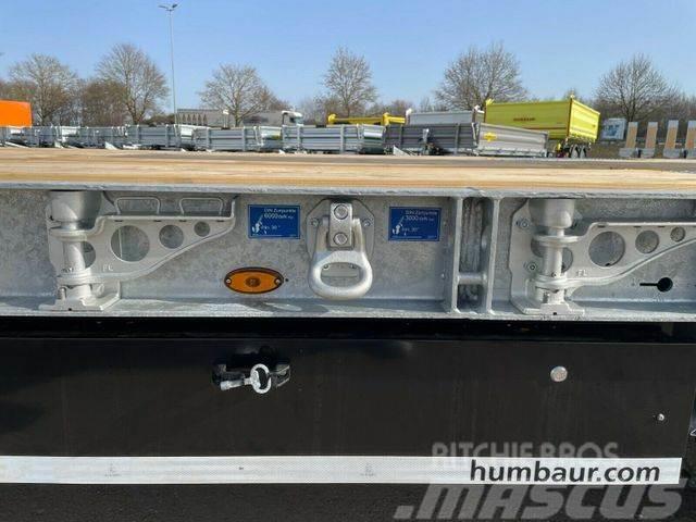 Humbaur 3-A-Tieflader Luftgef/3mPaket/Hydraulik/Verzinkt 로우 로더