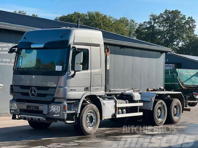 Mercedes-Benz Actros 2644 6x4 Müller Abrollkipper 훅 리프트 트럭